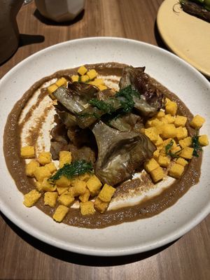 Artichokes   at SACRO in Buenos Aires