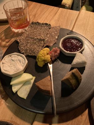 Mixed vegan cheese  at SACRO in Buenos Aires