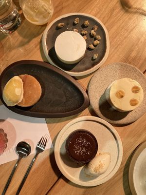 All desserts on the menu 😋  at SACRO in Buenos Aires