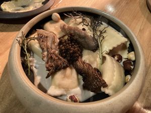 The only dish that was quite average in flavors (pumpkin ravioli)  at SACRO in Buenos Aires