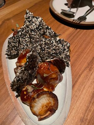 Eggplant gratin at SACRO in Buenos Aires