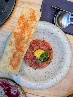 Tomato tartar at SACRO in Buenos Aires