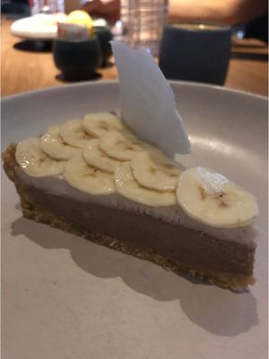 torta de banana y coco at SACRO in Buenos Aires