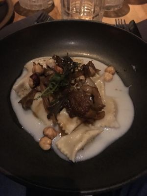 Batata ravioli at SACRO in Buenos Aires