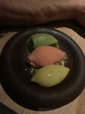 3 helados at SACRO in Buenos Aires