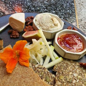 Cheese platter  at SACRO in Buenos Aires