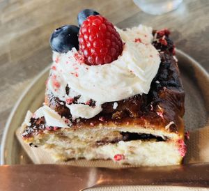 Chocolate, coconut, raspberry roll!   at Little Fitzroy Coffee in Edinburgh