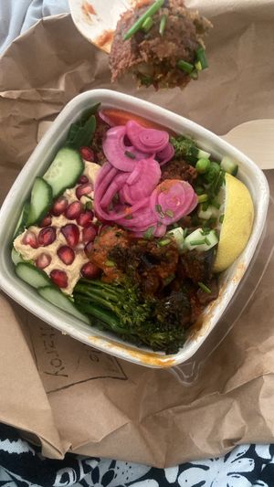 Quinoa saladd  at Little Fitzroy Coffee in Edinburgh