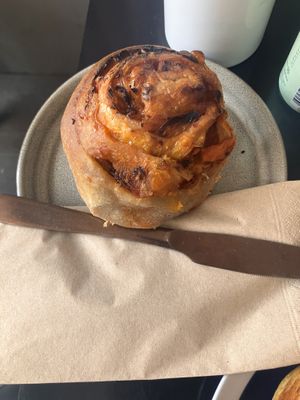 Kimchi bun at Little Fitzroy Coffee in Edinburgh