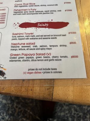   at Ensō Sushi in Manuel Antonio