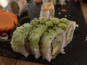 My fave the green machine  at Ensō Sushi in Manuel Antonio