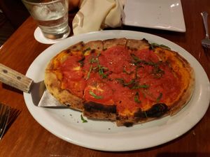 Vegan Margherita at Matteo's Osteria in Wailea