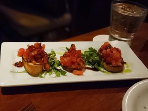 Vegan Bruschetta  at Matteo's Osteria in Wailea