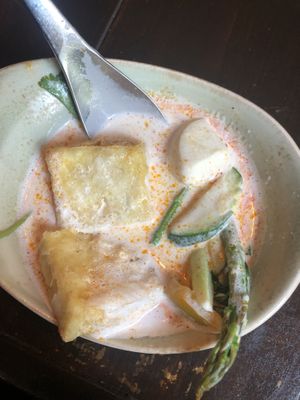 tom ka; w tofu; very coconutty  at Good Rice zum Elefanten in Konstanz