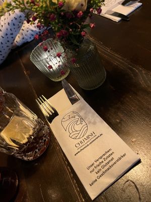 Tischdeko  at Good Rice zum Elefanten in Konstanz