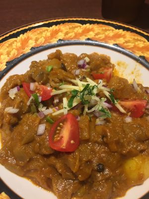 Eggplant curry at Sharma in Kanazawa