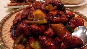 Thai style meatballs at Gourmet Vegetarian Restaurant in Richmond Hill