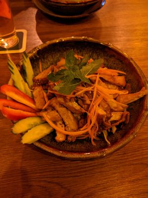 Main course at Quan Xanh in Leipzig