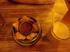 Wantan Chien at Quan Xanh in Leipzig