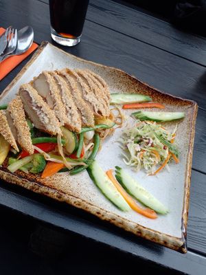 S2,vegane Ente mit Erdnusssoße (Erdnusssoße nicht im Bild) at Quan Xanh in Leipzig