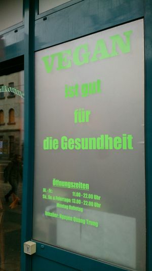 Entrance at Quan Xanh in Leipzig