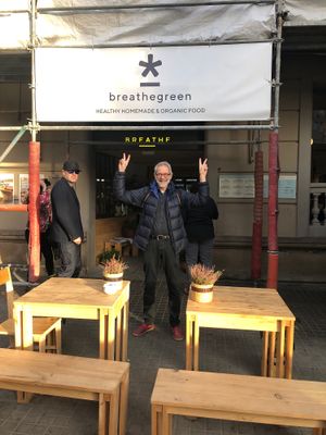 Entrance at Breathe in Barcelona