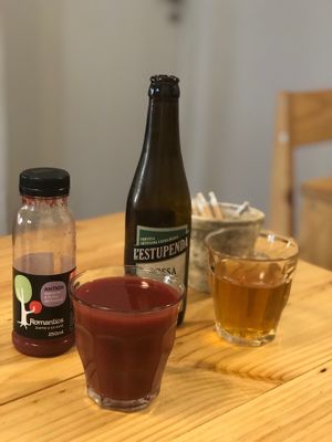 Eco friendly beer and juices at Breathe in Barcelona