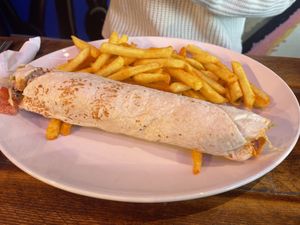 “Kebab” wrap  at Vegology in West London