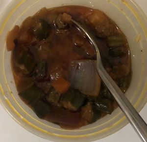 Kadai Bhindi Curry at Udupi Palace in San Francisco