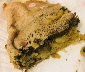 Spinach Masala Dosa at Udupi Palace in San Francisco