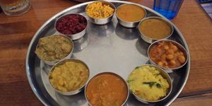 Thali at Udupi Palace in San Francisco