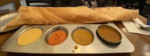 Paper dosa   at Udupi Palace in San Francisco
