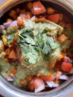 Samosa chat?   at Udupi Palace in San Francisco