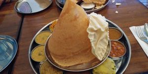 Vegan thali at Udupi Palace in San Francisco