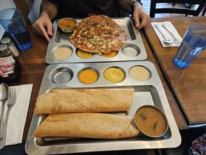 Dosa and.. at Udupi Palace in San Francisco