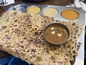 Special rava masala dosa  at Udupi Palace in San Francisco