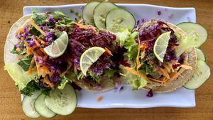 tacos at Puerto&Co in Puerto Viejo De Talamanca