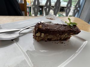 Great vegan sneakers cake at Puerto&Co in Puerto Viejo De Talamanca