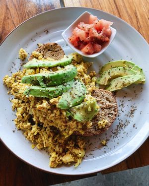 Tofu scramble!  at Puerto&Co in Puerto Viejo De Talamanca