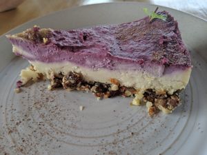 Cheesecake at Puerto&Co in Puerto Viejo De Talamanca