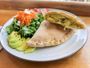 Empanada at Puerto&Co in Puerto Viejo De Talamanca