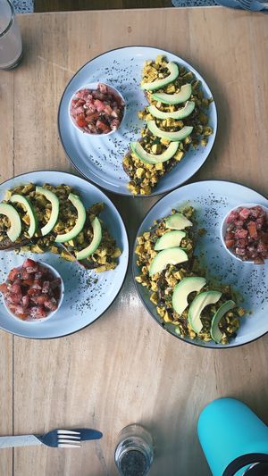 tofu scramble! at Puerto&Co in Puerto Viejo De Talamanca