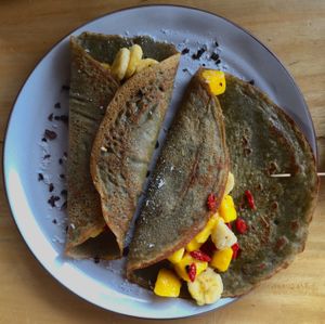 moringa crepes at Puerto&Co in Puerto Viejo De Talamanca