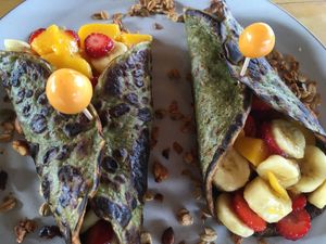 Crepas de moringa  at Puerto&Co in Puerto Viejo De Talamanca