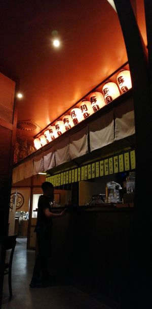 Inside of the restaurant at Secret Garden in Berlin