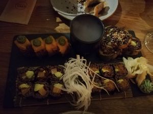 Sushi at Secret Garden in Berlin