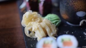 pickled ginger at Secret Garden in Berlin