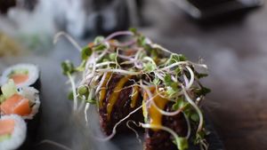 sushi at Secret Garden in Berlin