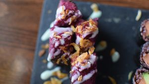 sushi at Secret Garden in Berlin