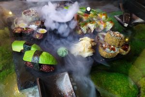 Sushi at Secret Garden in Berlin